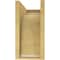 Ekena Millwork 7"W x 14"D x 14"H Classic Olympic Rough Cedar Woodgrain TimberThane Corbel, Primed Tan CORUR07X14X14OLYRCPR - alternate 2